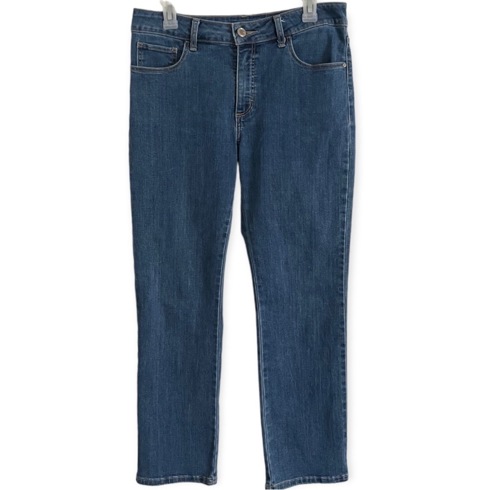 Lee Classic Fit Medium Wash Straight Leg Jeans Size 12